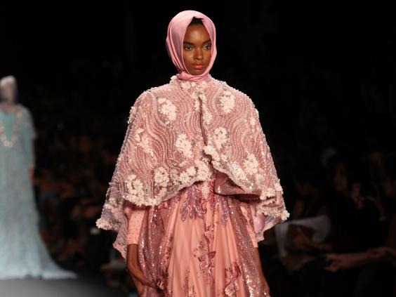 Hijab on high fashion runway